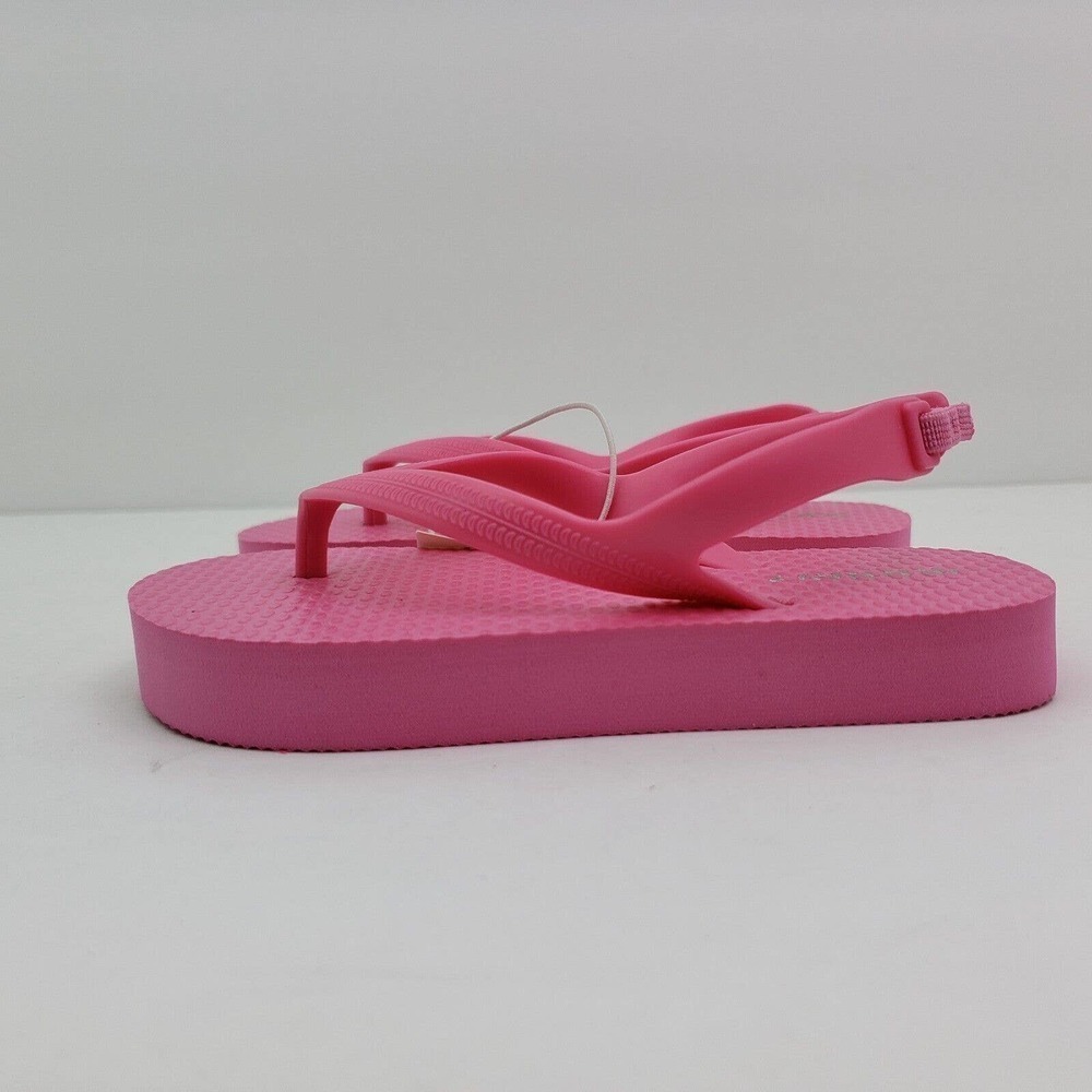 Old Navy Toddler Girls Size 7 Pink Casual Back Strap Flip Flop Sandals - Picture 3 of 9